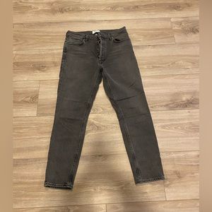 Agolde straight leg jeans.